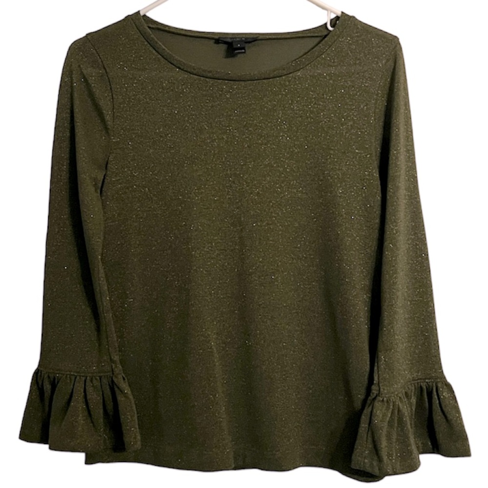 EUC | J. Crew | Olive Green Blouse | Size Small